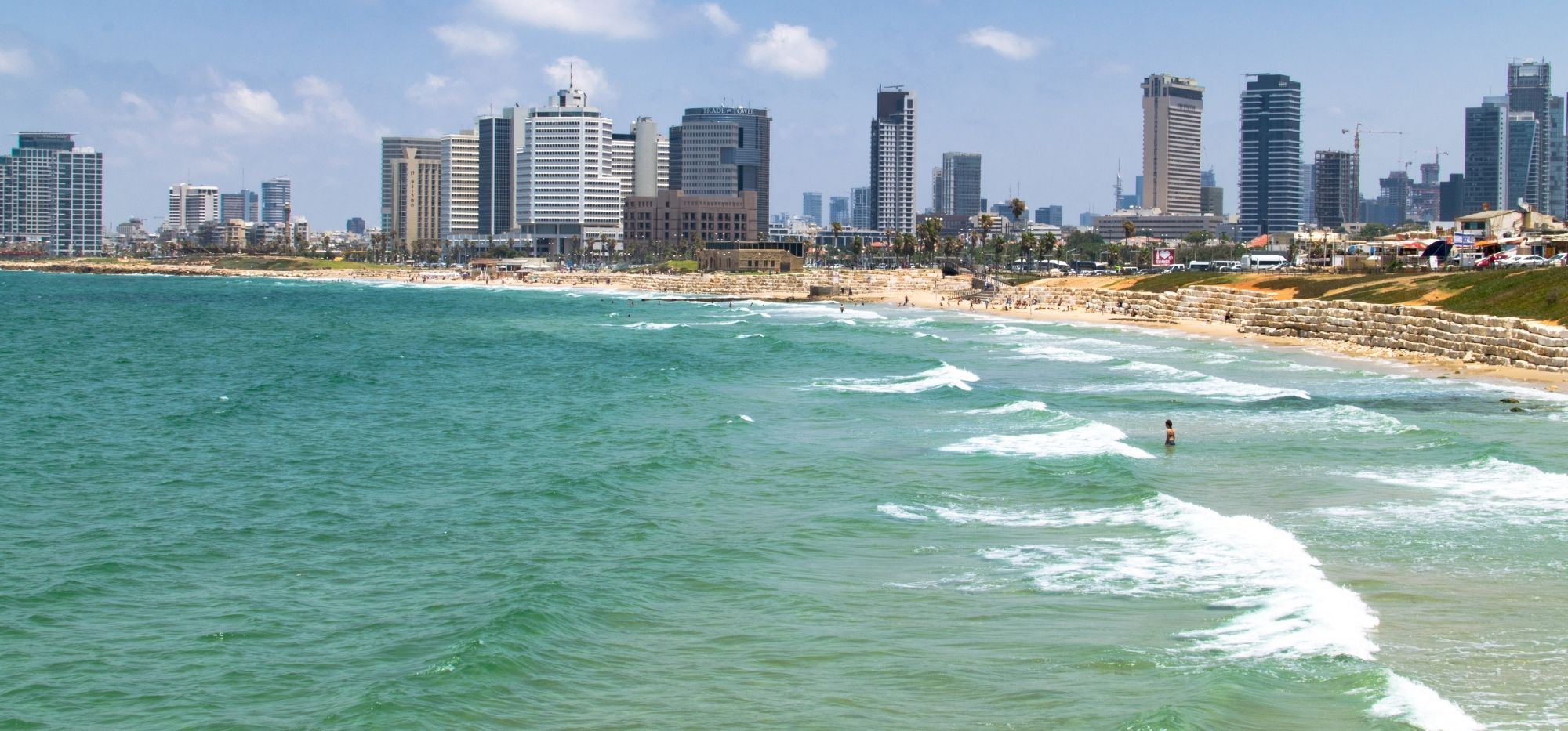 PlaÅ¼a w nowoczesnym mieÅ›cie Tel Aviv