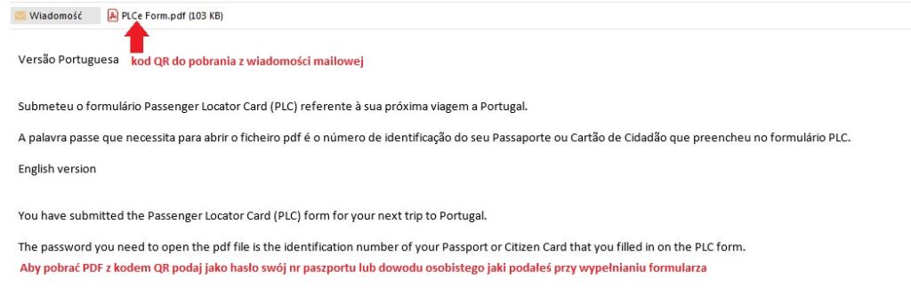 Kod QR do Portugalii - jak uzyska膰?