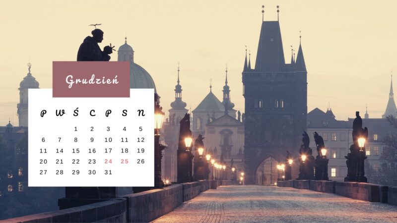 Kartka z kalendarza: Most Karola w Pradze