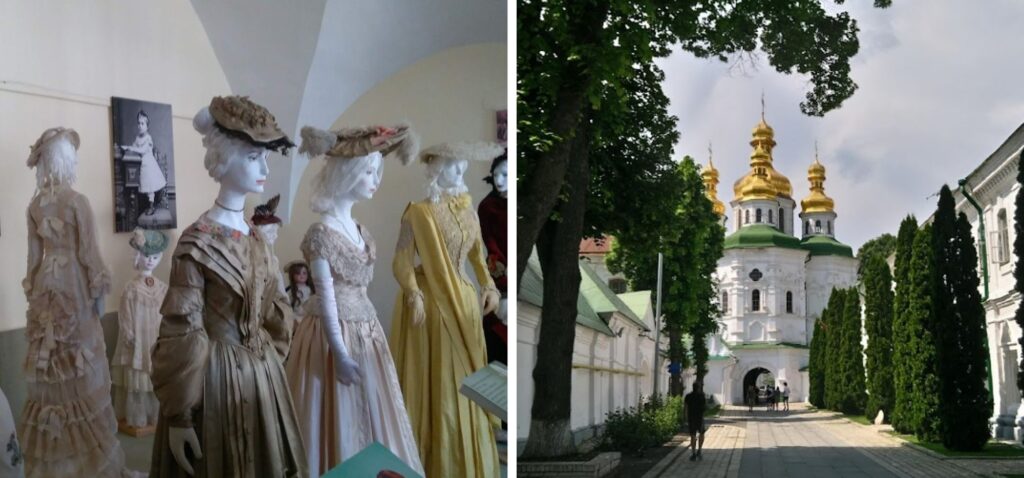 Muzea i 艣wi膮tynie na terenie 艁awry Peczerskiej w Kijowie