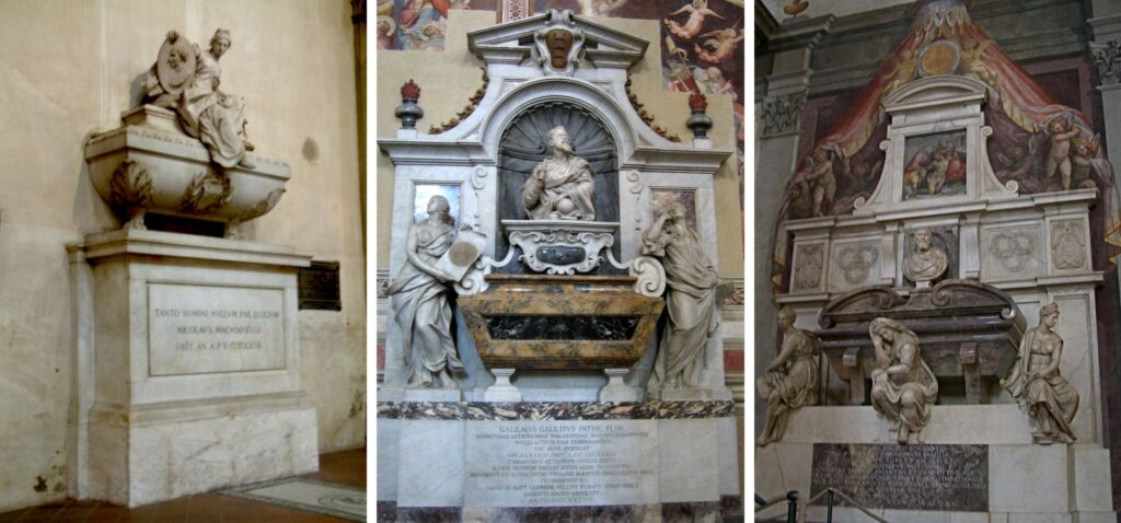 Nagrobki w Kościele Santa Croce
