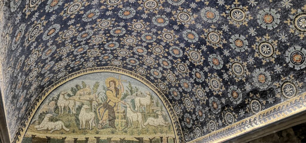 Rawenna - Mozaiki w Mauzoleum Galii Placydii