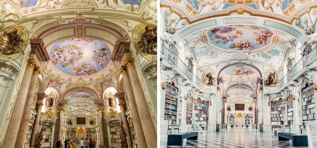 NajpiÄ™kniejsze zabytkowe biblioteki w Europie - Biblioteka BenedyktyÅ„ska w Admont