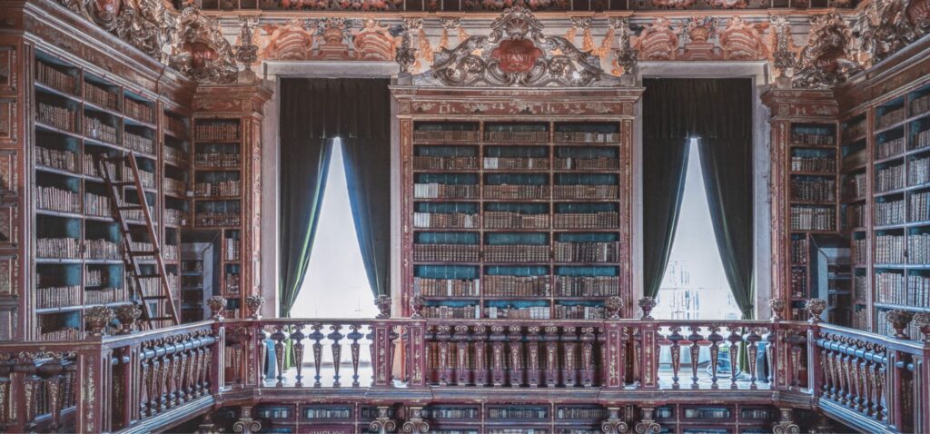 NajpiÄ™kniejsze zabytkowe biblioteki w Europie - Biblioteka Joanina w Coimbrze